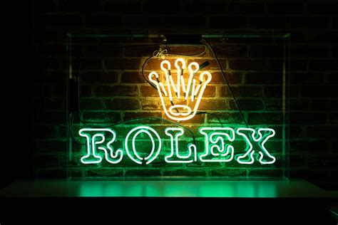 rolex neon sign|Néon Rolex Sign .